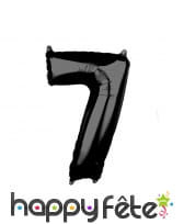 Grand ballon chiffre noir, 43 x 66 cm, image 8