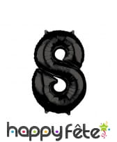 Grand ballon chiffre noir, 43 x 66 cm, image 9