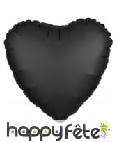 Grand ballon coeur en alu couleur unie de 43 cm, image 1