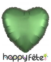 Grand ballon coeur en alu couleur unie de 43 cm, image 4