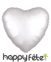 Grand ballon coeur en alu couleur unie de 43 cm, image 5