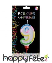 Grande bougie chiffre pour anniversaire, image 10