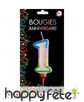Grande bougie chiffre pour anniversaire, image 2