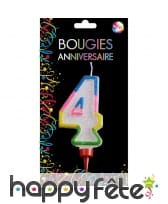 Grande bougie chiffre pour anniversaire, image 5