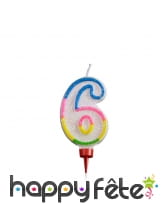 Grande bougie chiffre pour anniversaire, image 7