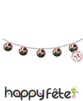Guirlande ballons de foot pour coupe du monde, image 1