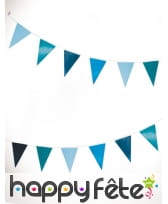 Guirlande bleue de petits fanions, 2m, image 2