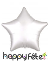 Grand ballon étoile en alu couleur unie de 43 cm, image 5