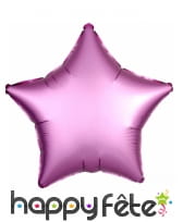 Grand ballon étoile en alu couleur unie de 43 cm, image 6