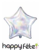 Grand ballon étoile en alu couleur unie de 43 cm, image 11