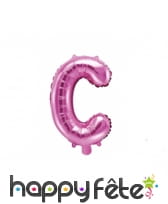 Grand ballon lettre Fuchsia, image 3