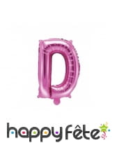 Grand ballon lettre Fuchsia, image 4