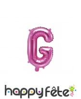 Grand ballon lettre Fuchsia, image 7