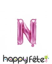 Grand ballon lettre Fuchsia, image 14