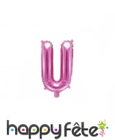 Grand ballon lettre Fuchsia, image 21