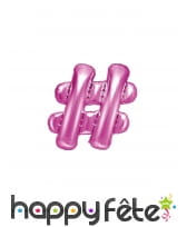 Grand ballon lettre Fuchsia, image 28