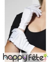 Gants court blanc, image 3