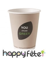 Gobelet compostable en carton biodégradable, image 1