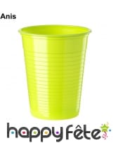 Gobelets colorés en plastique de 20cl, image 1