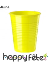 Gobelets colorés en plastique de 20cl, image 4
