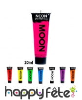 Gel cheveux fluo UV, Moonglow
