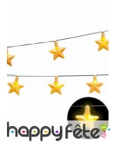 Guirlande de 10 étoiles lumineuses 2,5m, image 1