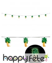 Guirlande de 10 palmiers lumineux 2,5m, image 1