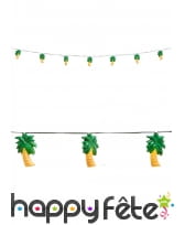 Guirlande de 10 palmiers lumineux 2,5m