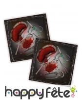 Guirlande d'armes ensanglantées de 170cm, image 2