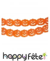 Guirlande de citrouilles orange, image 1