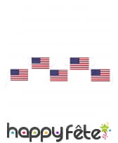 Guirlande de drapeaux Américain 5m