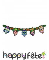 Guirlande Dia de los muertos de 122cm