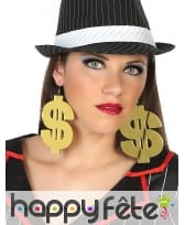 Grand Dollar en boucles d oreilles