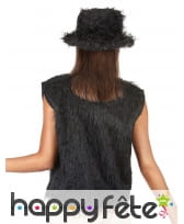 Gilet de fourrure noir, image 2