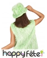 Gilet de fourrure vert, image 1