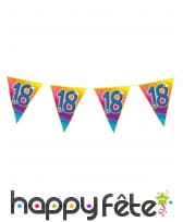 Guirlande de fanions avec âge, 5m, image 6