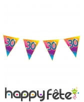 Guirlande de fanions avec âge, 5m, image 7