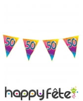 Guirlande de fanions avec âge, 5m, image 9
