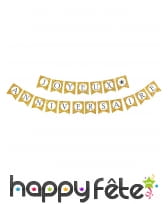 Guirlande de fanions Joyeux Anniversaire, 5m, image 1
