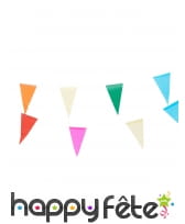 Guirlande de fanions multicolores en papier, image 1