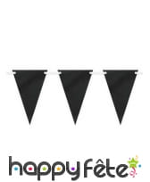 Guirlande de fanions noirs personnalisables 274 cm