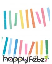 Guirlande de franges multicolores 3m, image 1