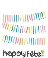 Guirlande de franges multicolores 3m