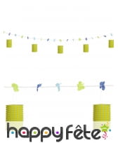 Guirlande de lanternes avec fleurs, 3m, image 1