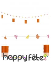 Guirlande de lanternes avec fleurs, 3m, image 2