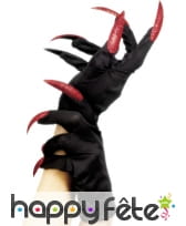 Gant de monstres avec de long ongles rouges, image 1