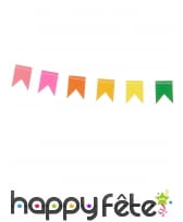 Guirlande de mini fanions doubles 2m, image 1