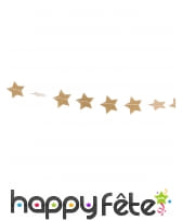Guirlande de petites étoiles dorées 3m, image 1