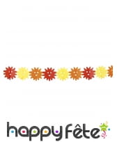 Guirlande de soleils trois couleurs 4m