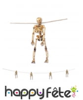 Guirlande de squelettes, 156cm